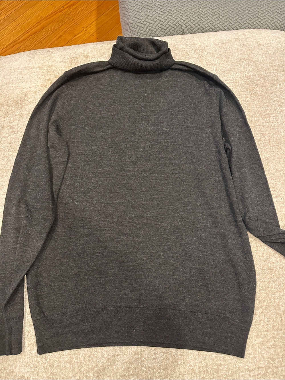 Uniqlo Dark Charcoal Turtleneck Sweater